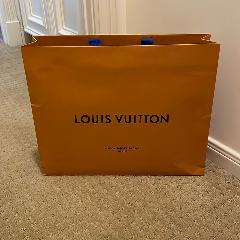 Louis Vuitton Authentic Empty Shopping Bag